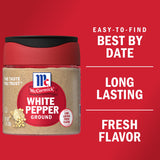 McCormick Ground White Pepper, 1 Oz