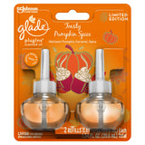Glade Plug-Ins Scented Oil Refills- Toasty Pumpkin Spice - 2ct (1.34 Fl OZ)