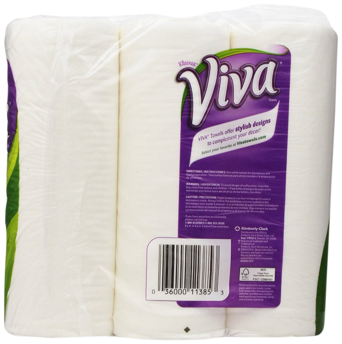 Viva Paper Towels, Choose-A-Size, Regular Roll, 6 Count