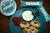 Dairy Free Vegan Cream Cheese Spread - Plant-Based, Lactose Free, Allergen-Free, Non-Dairy Cheese - Smooth & Spreadable Texture - 50 x 1oz Pouches