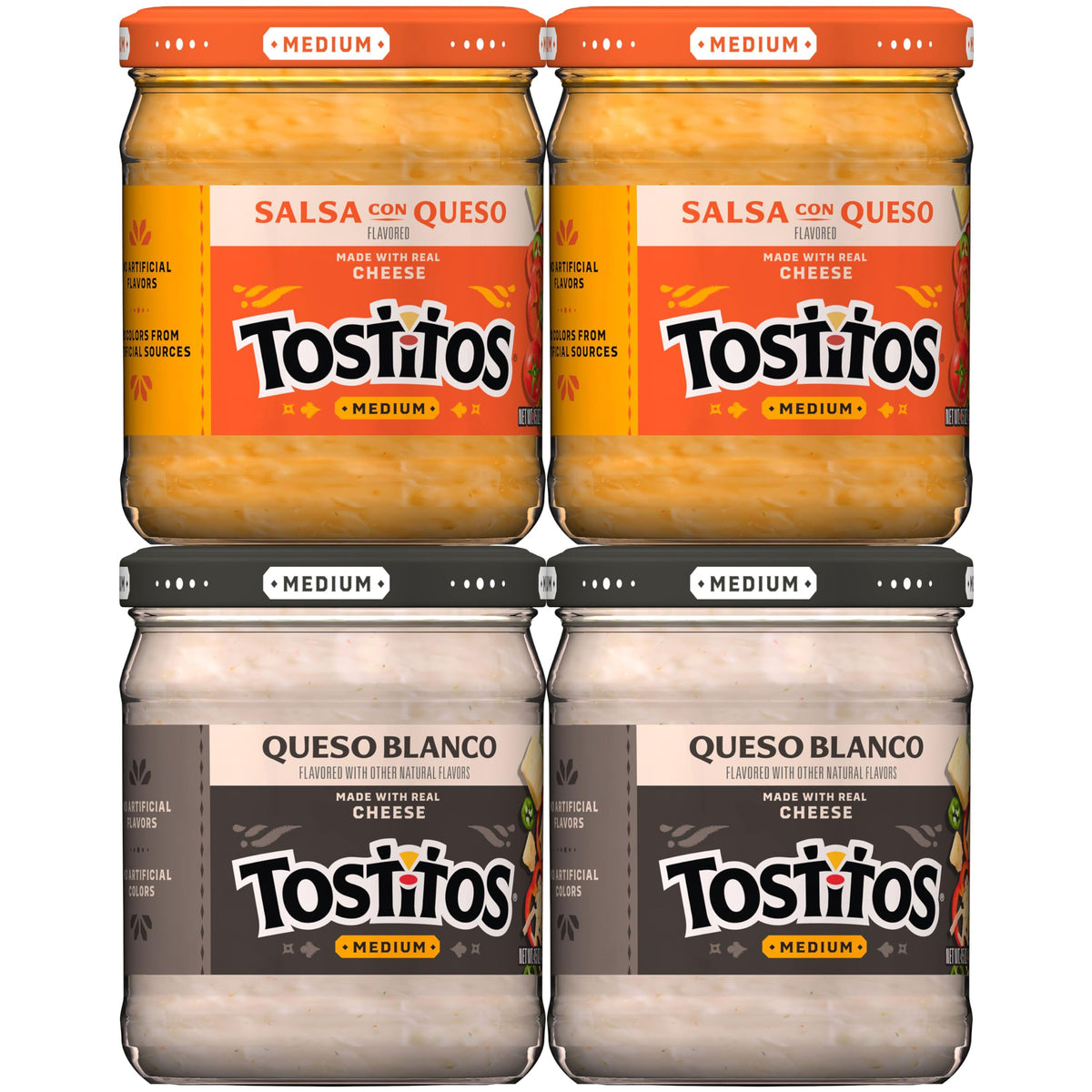 Tostitos, Queso Variety Pack, 11.25 Ounce (Pack of 4)