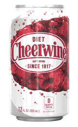 Cheerwine Diet Cherry Soda Soft Drink, 12 oz (12 Pack)