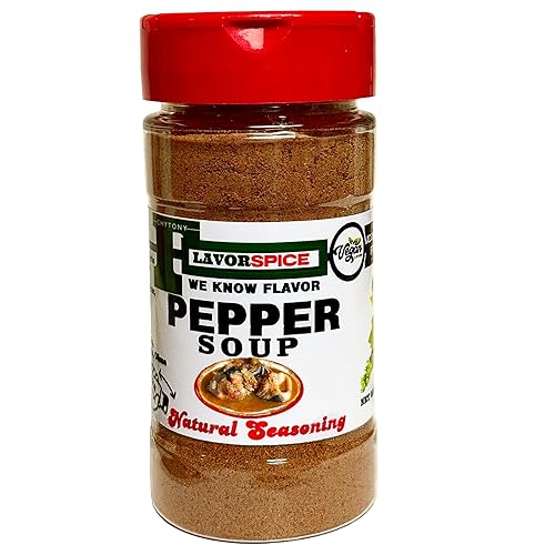 Pepper Soup Seasoning 4oz | Crafted with 100% African Premium Traditional Local Natural Herbs and Spices With No Additives, Salt Free, Sugar Free, MSG