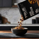 Truely Cereal Chocolate Pb - 2 Pack 7.05 oz Boxes - Protein for Breakfast - High Protein Snack - Protein Option - Truely Cereal with a Random Item