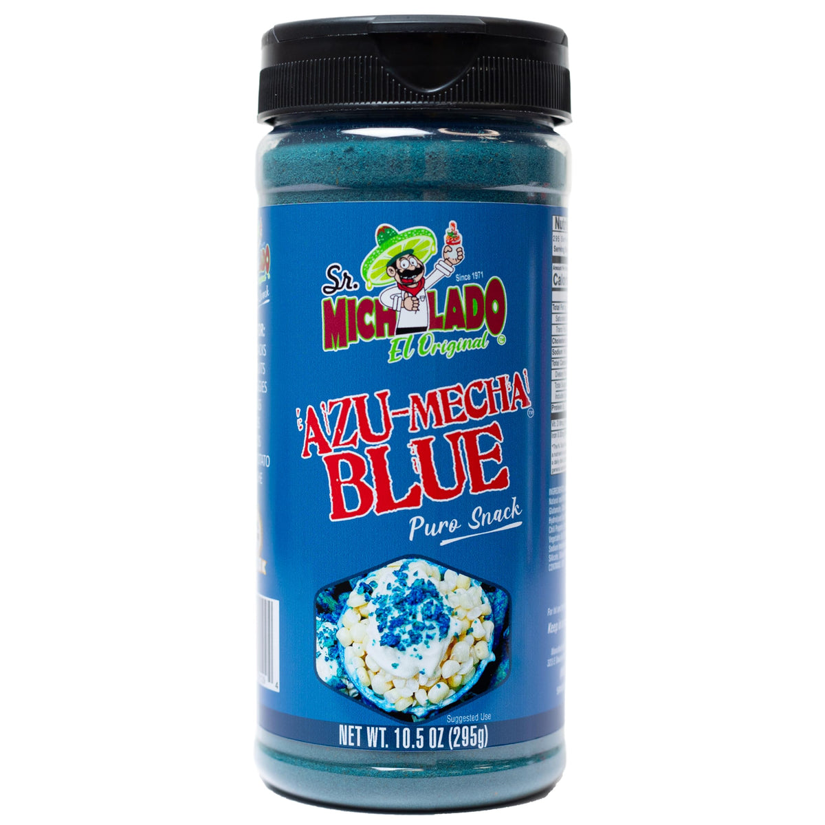 Azu-Mecha BLUE - Sr. Michelado - Snack Seasoning - Powder for fruit, snacks, veggies, chips, carne seca, chicken, ceviche, fries, etc.