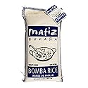 Matiz España Bomba Paella Rice from Spain (2.2 lbs.) Firm, Natural Spanish Grain | Round, Medium Short | Risotto and Arrow Negro | Gluten Free (2 bags)