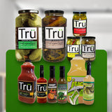 Tru Zesty Jalapeño Medium Hot Sauce - All Natural & Fresh Ingredients | Tangy & Spicy Flavor with Smoked Black Pepper Pickle Blend, 5 Fl Oz (Pack