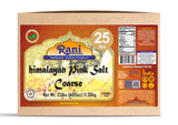 Rani Himalayan Pink Salt Granules (84 Essential Trace Minerals) 400oz (25lbs) 11.36kg Bulk Box ~ All Natural | Vegan | Gluten Friendly | NON-GMO |