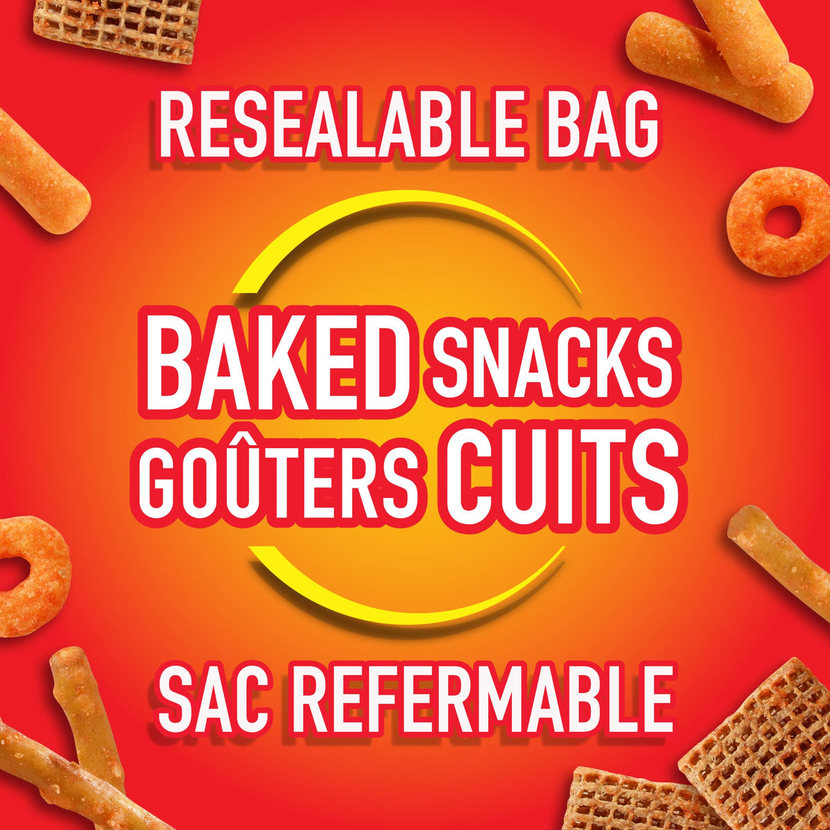 Crispers Bits & Bites BBQ Snack Mix 145g, Pack of 12
