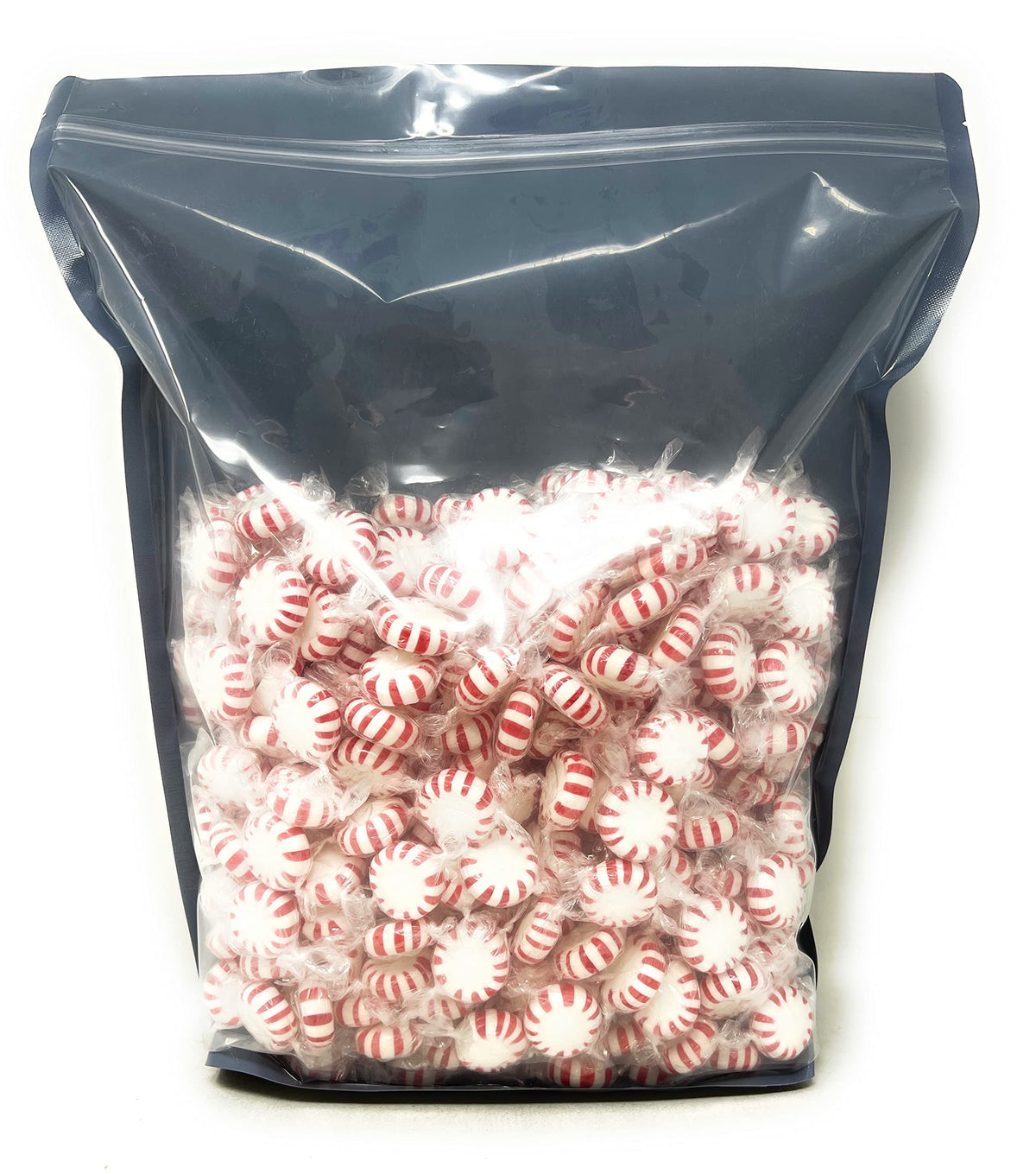 American Old Fashioned Peppermint Starlights Mints Hard Candy Discs Individually Wrapped Bulk 6 Lb's 450+ pcs (96-Oz)