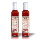 Palo Alto Firefighters XXX Ghost Pepper Sauce (8.5oz) - Pack of 2 - Salt Free Pepper Plant Hot Sauce, No Sodium Hot Pepper Sauce, No Salt Sauces