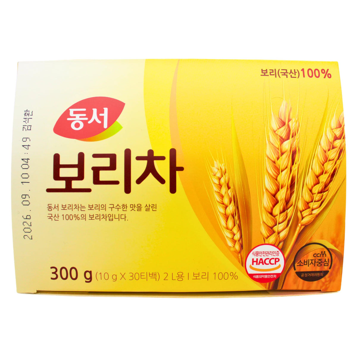 Dongsuh Roasted Barley Tea, 10g x 30 bags