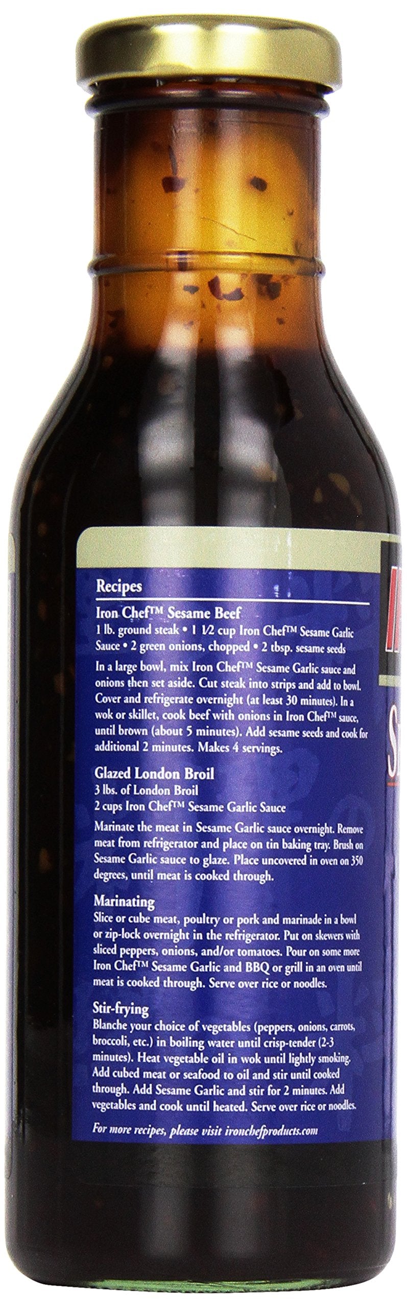 Iron Chef Sesame Garlic Sauce, 15 oz