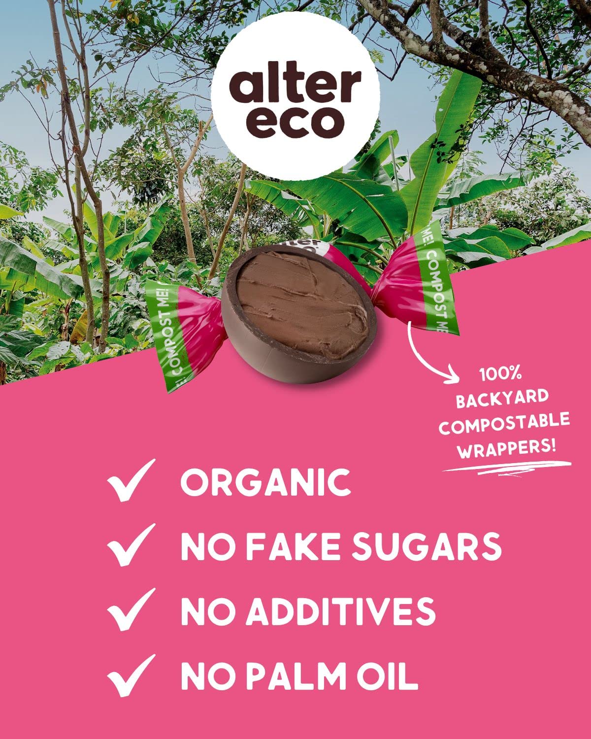 Alter Eco | Deep Dark Sea Salt Truffles | 58% Pure Dark Cocoa, Fair Trade, Organic, Non-GMO, Gluten Free Dark Chocolate Truffles | 80 Truffles