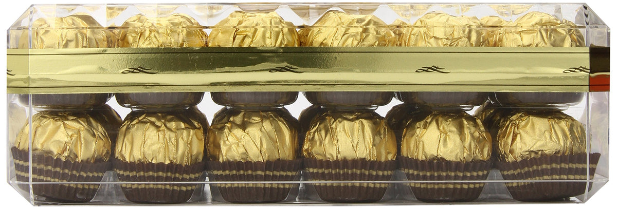 Ferrero Rocher Chocolate, Hazelnut, 48 Count
