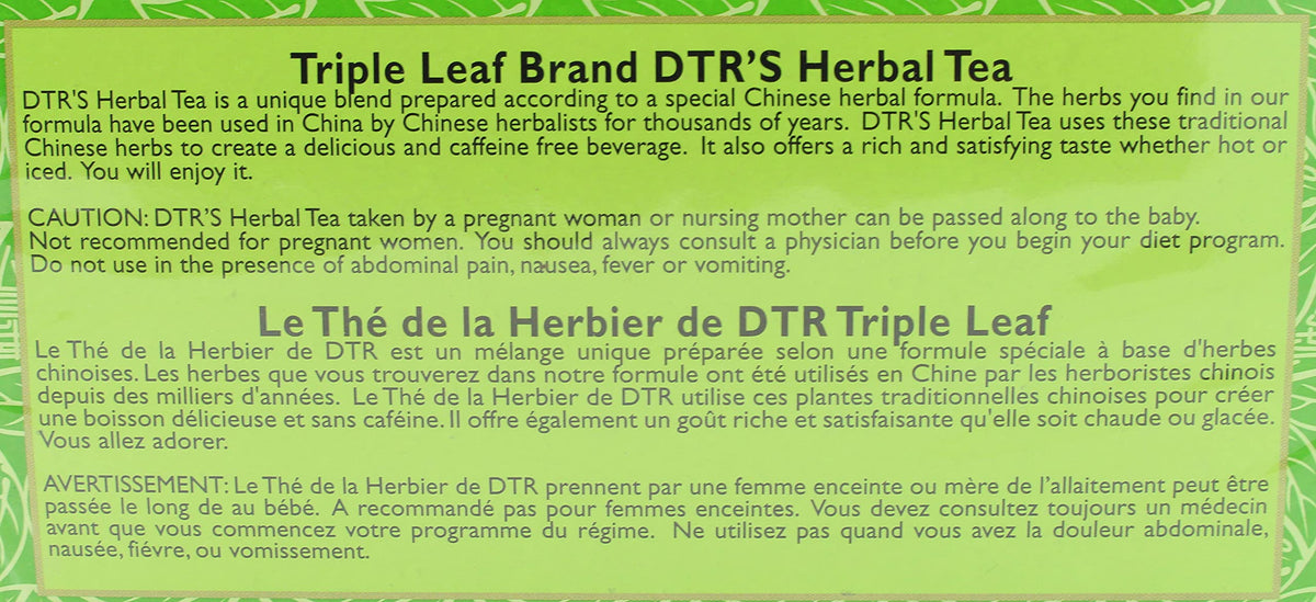 Triple Leaf Brand Dieters' Tea, Green, 20-Count