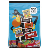 Hershey Miniatures Assorted Flavored, Halloween Candy Bulk Bag, 85.89 oz (290 Pieces)