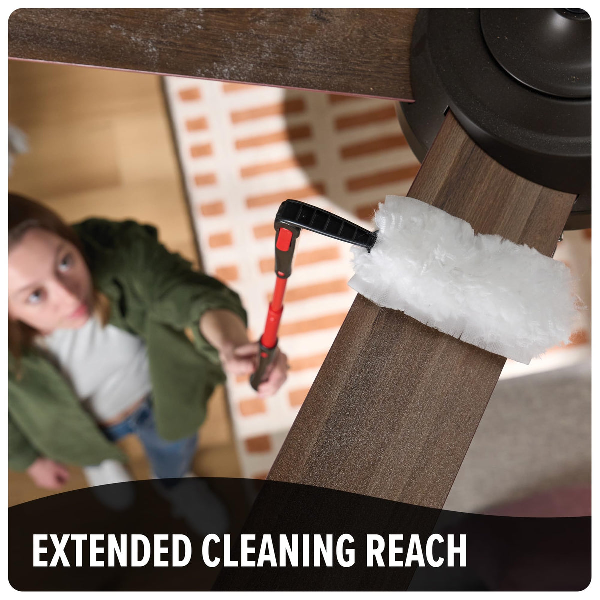 Dirt Devil Telescoping Extended Reach Duster, Hand Duster for Multi-Surface Cleaning, Includes Replacement Disposable Heads, Dusters for Home Use
