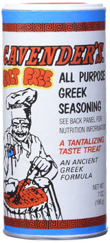 Cavenders, Seasoning Greek Salt Free, 7 Ounce
