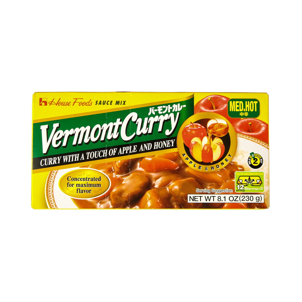 Vermont Curry Medium Hot 8.11 Oz (230g)