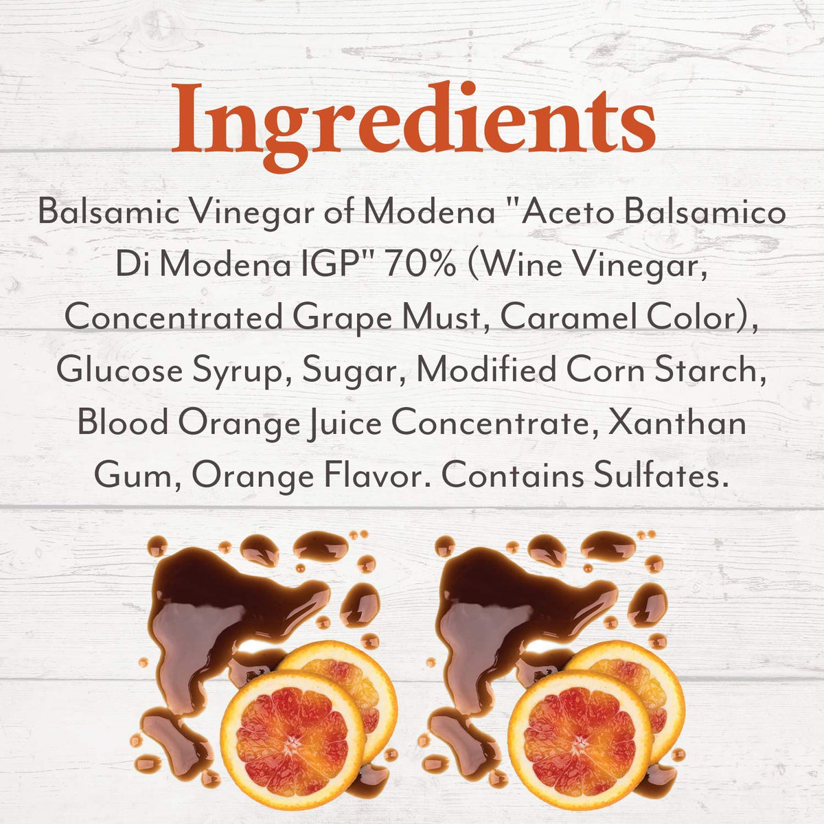 Roland Foods Blood Orange Balsamic Vinegar Glaze, Specialty Imported Food, 12.9-Ounce