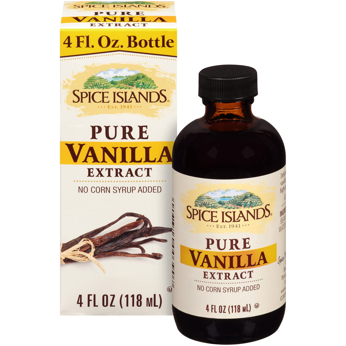 Spice Islands Pure Vanilla Extract, 4 Ounce