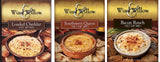 Wind & Willow Hot Dip Mix Variety Pack - Bacon Ranch, Southwest Queso, and Loaded Cheddar