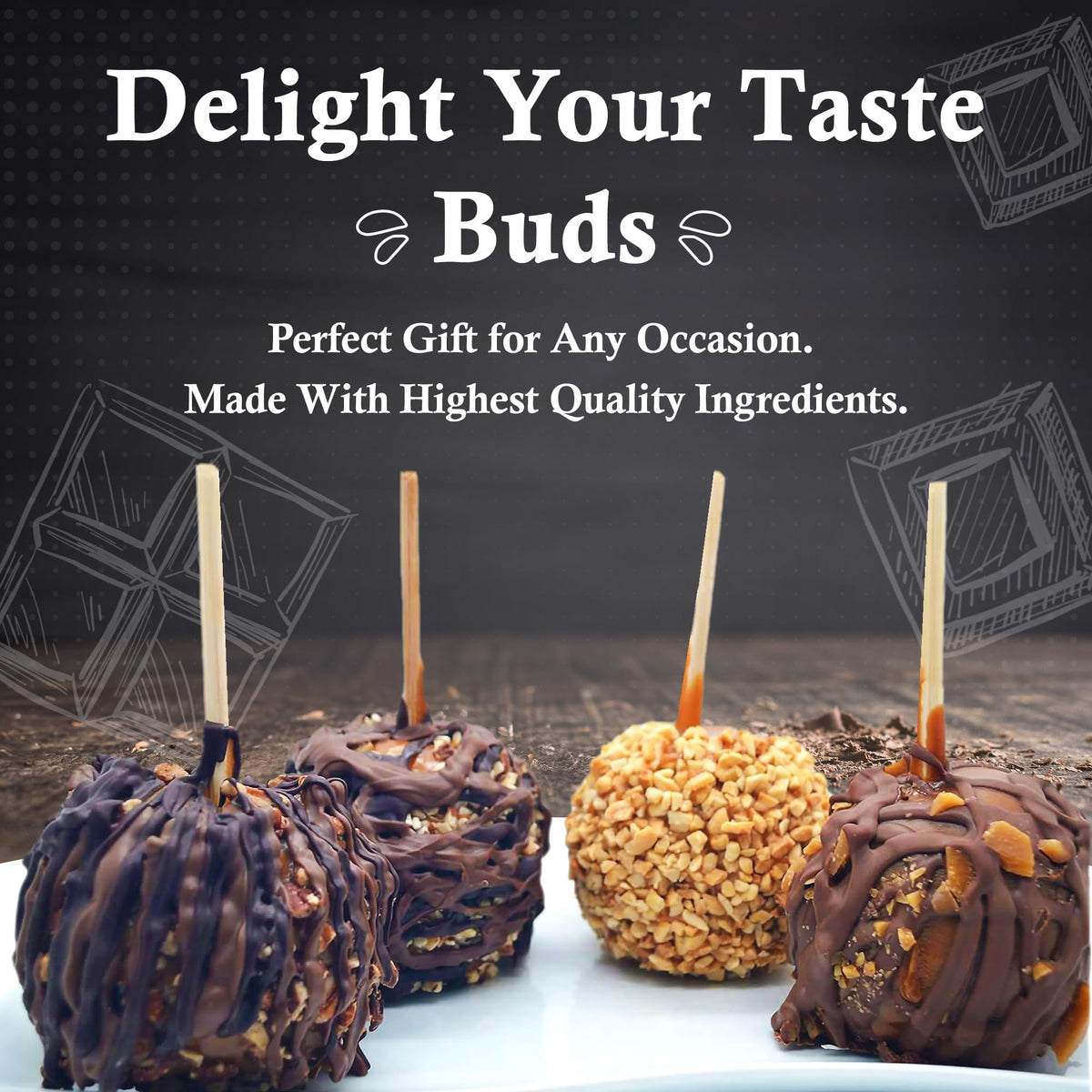 US Sweets Vegan Dark Chocolate Almond Clusters - Rich Dark Chocolate Covered Almonds | Dairy Free | Delicious Gift | Handmade in Small Batches |
