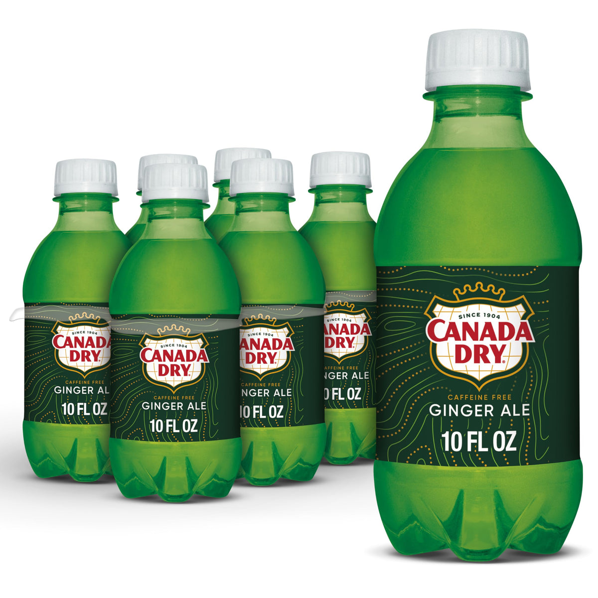 Canada Dry Ginger Ale Soda, 10 Fl Oz Bottles, 6 Pack
