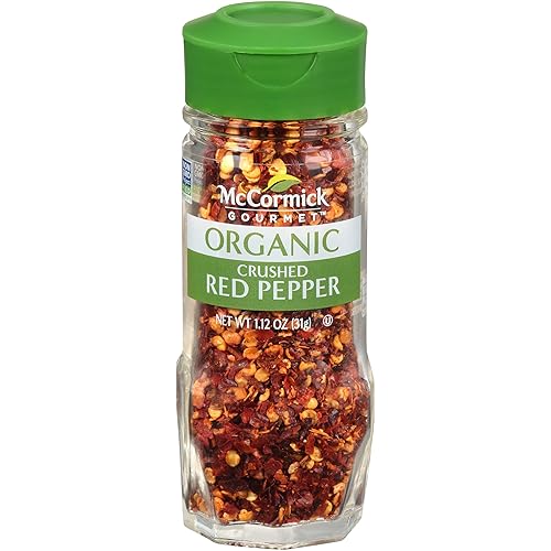 McCormick Gourmet Organic Crushed Red Pepper, 1.12 Oz