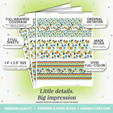Amanda Creation Axolotl Boy Birthday Mini Candy Bar Wrappers, 45 Count, 1.4 x 2.6 Inch Full Coverage Labels, Kids Boy Birthday Party Favors, Mini