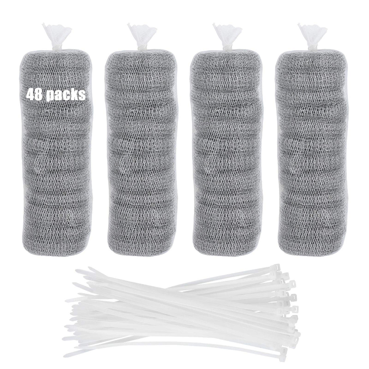 48 PCS Lint Traps Washing Machine Lint Trap Stainless Steel lint Snare Traps Laundry Mesh Washer Hose Filter Washing Machine Lint Snare, Lint Traps
