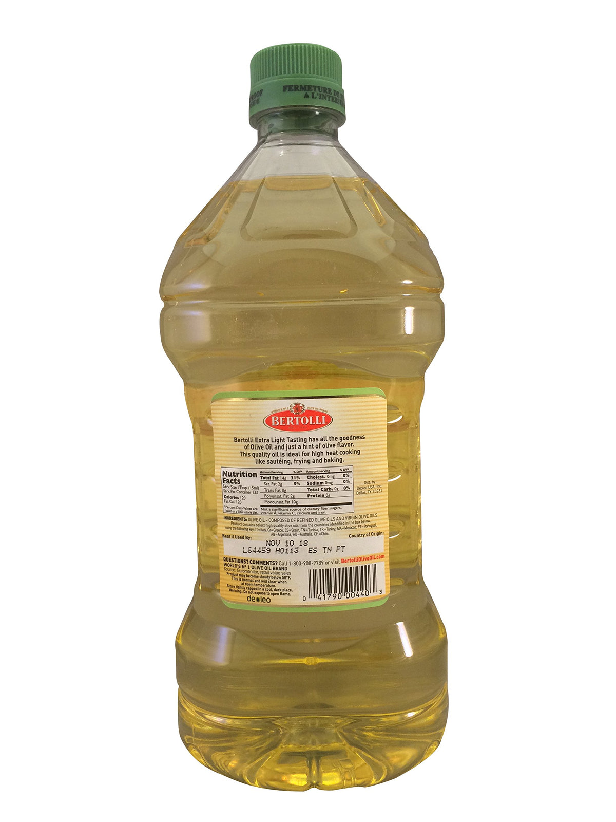 Bertolli Extra Light Olive Oil - 2 Litre