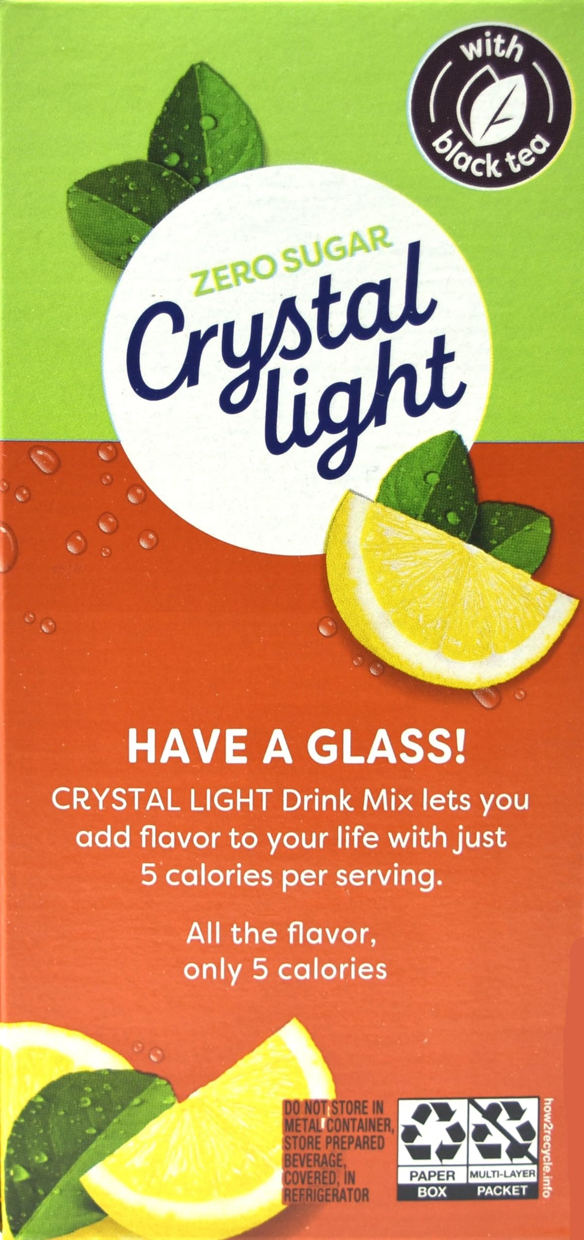 Crystal Light Sweet Tea Drink Mix, 12-Quart 1.56-Ounce Canister (Pack Of 18)