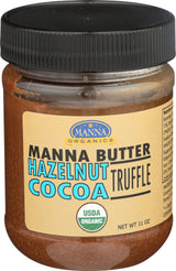 Manna Organics Manna Butter Hazelnut Cocoa Truffle, 11 ounce