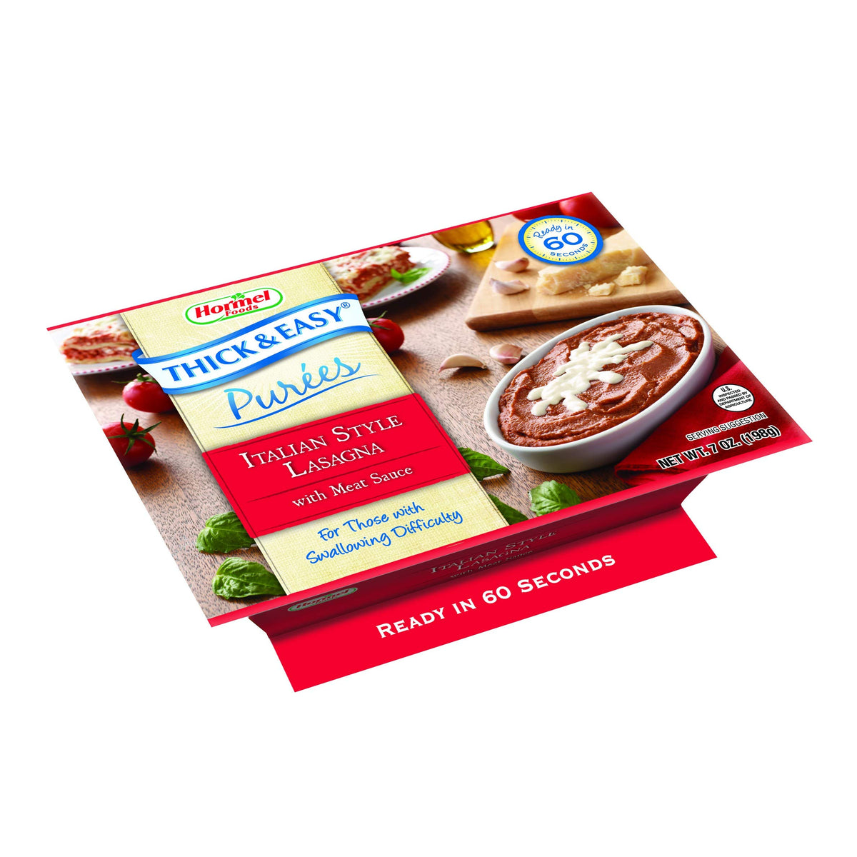 Diamond Crystal Hormel Thick & Easy Puree Italian Style Lasagna With Meat Sauce 7/7oz