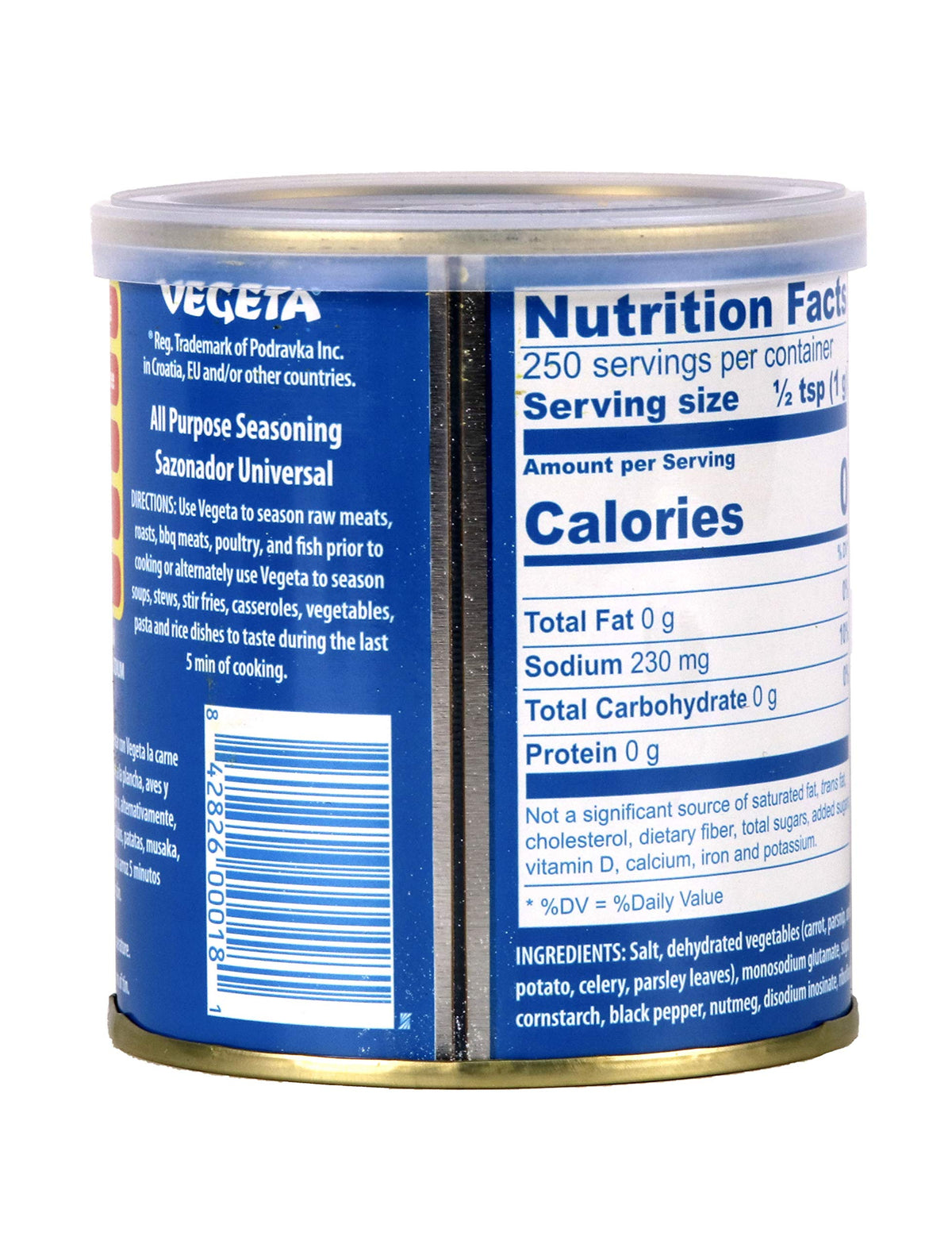 Vegeta All Purpose Seasoning Mix, Can 8.8 oz (250 g)