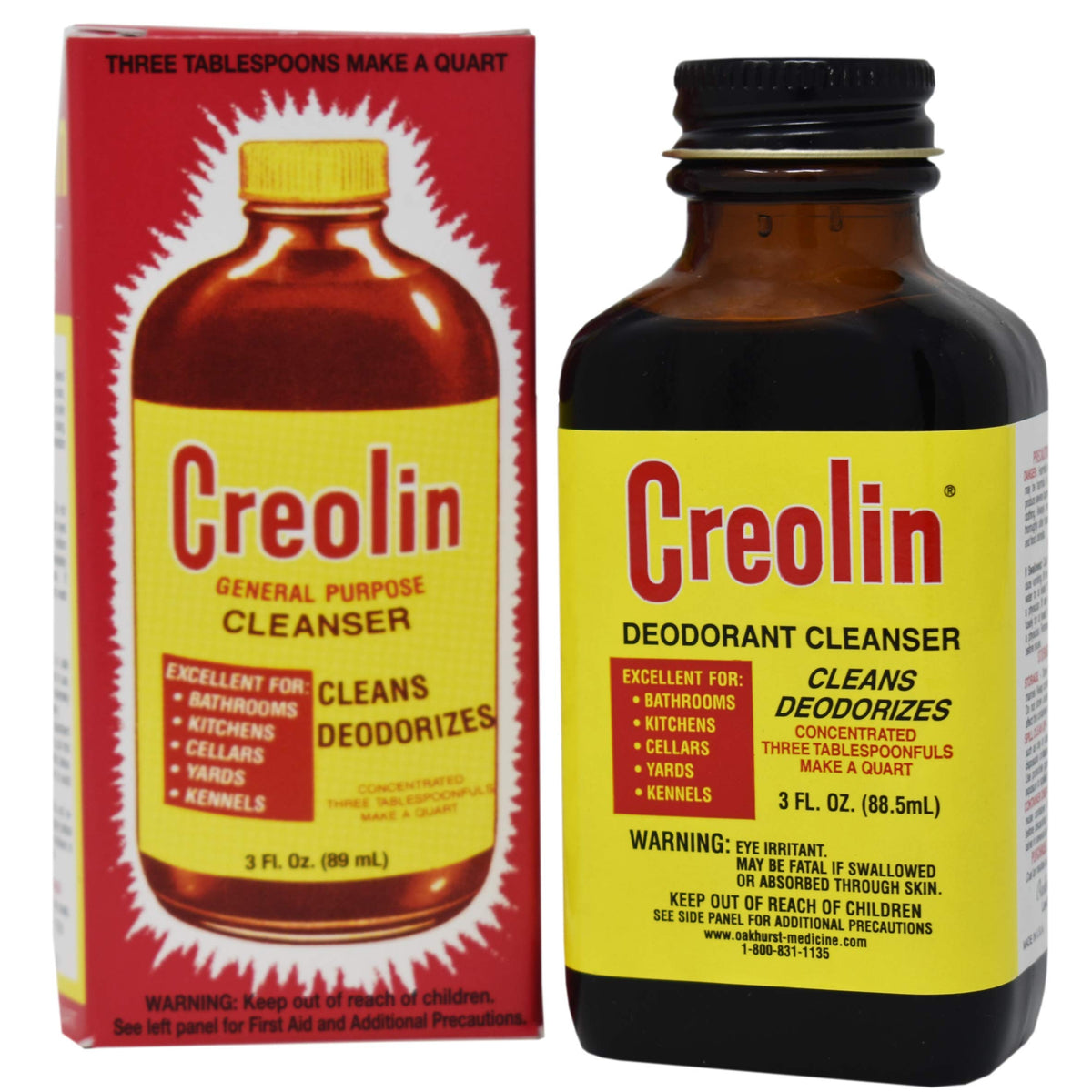 OAKHURST COMPANY Creolin Cleanser General Purpose, 3 oz.