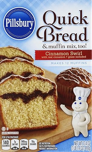 Pillsbury Cinnamon Swirl Quick Bread, 17.4 Ounce