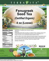 Fenugreek Seed (Certified Organic) Tea (Loose) (4 oz, ZIN: 517677) - 3 Pack