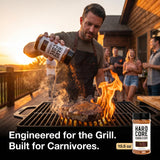 Hardcore Carnivore - Cajun BBQ Rub 10.5 oz - Meat Seasoning 12 Pack with Random Item