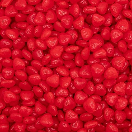 Cinnamon Hearts | 2 Pound Bag | Red Spicy Hard Candy Bulk | Heart Shaped Cinnamon Candy Bits for Baking, Decorating, Gifting, and Snacking | Retro