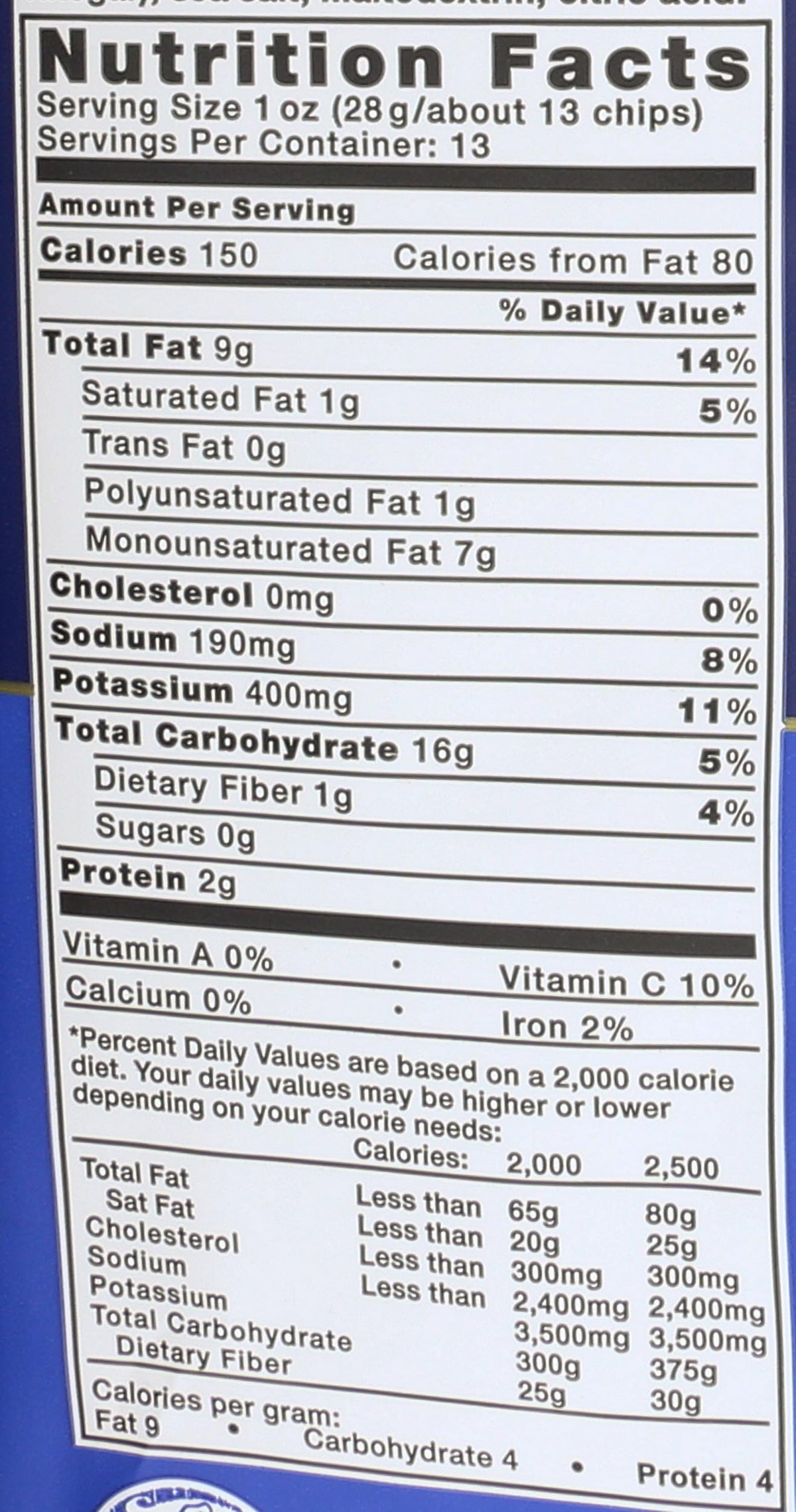 Kettle Foods Salt And Vinegar Potato Chips, 13 OZ