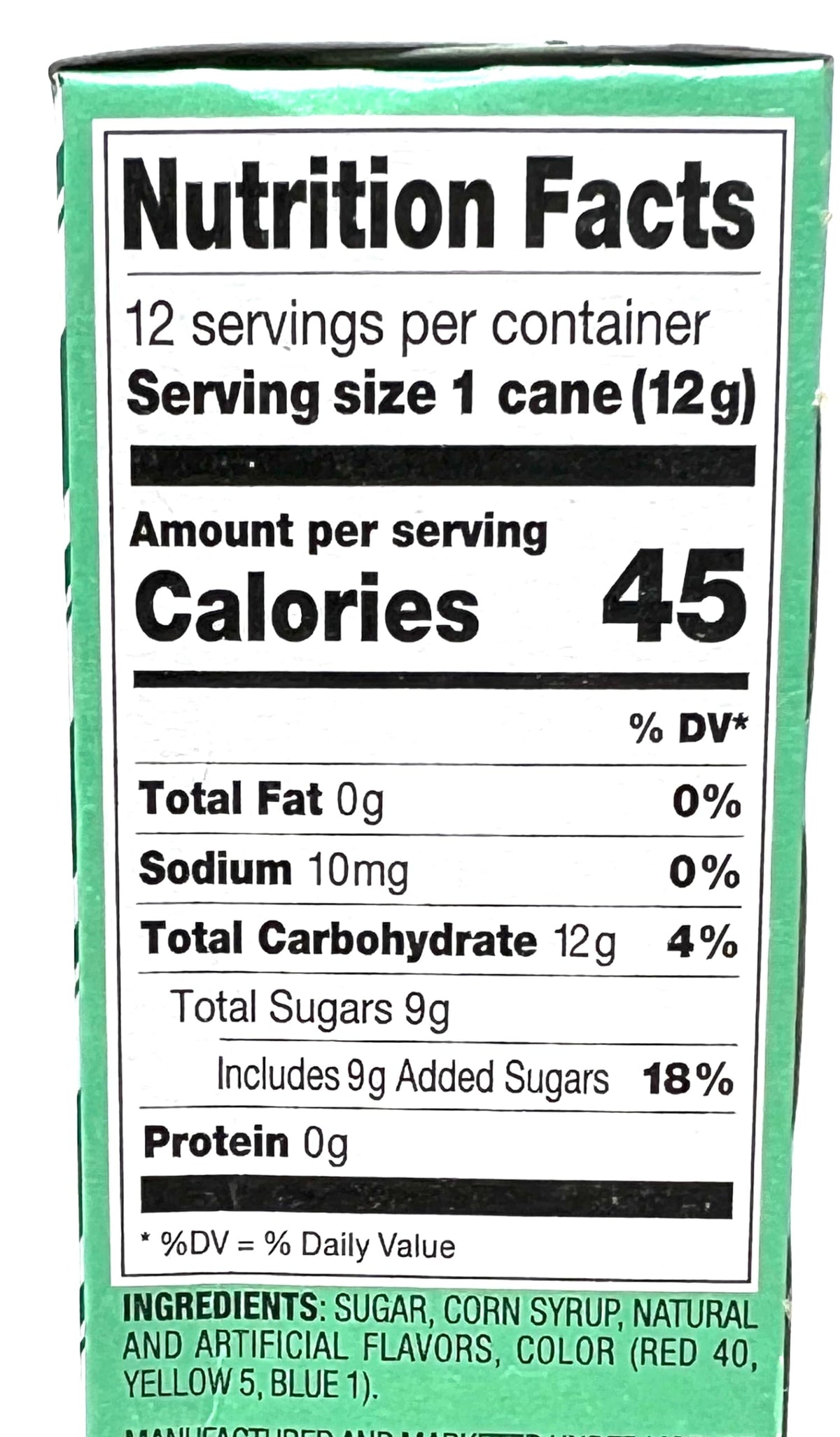 M&M's Candy Canes Mint Flavored, 12ct box (Pack of 2)