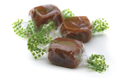 AvenueSweets - Handcrafted Individually Wrapped Soft Caramels - 1 lb Box (Apple)