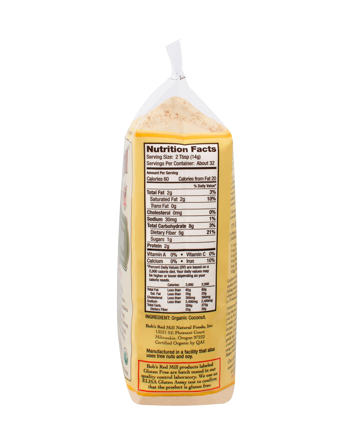 Bob's Red Mill Organic Coconut Flour, 16 Ounce