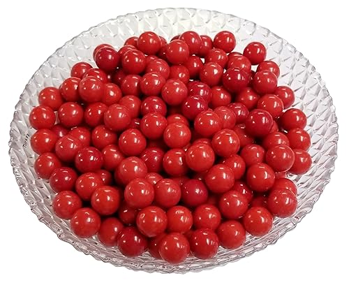 Mini Gumballs 0.5 Inch (Red, 2 Pound)