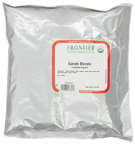 Frontier Co-op Organic Garam Masala, 1-pound Bulk Bag, Northern Indian Spice Blend, Richly Spicy But Not Hot, Kosher, Non ETO