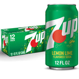 7UP Lemon Lime Soda, 12 fl oz cans, 12 pack