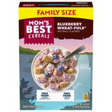Mom's Best Blueberry Wheatfuls Shredded Wheat Cereal, Made with Whole Grain, No Artificial Flavors or Preservatives, 22 oz Box